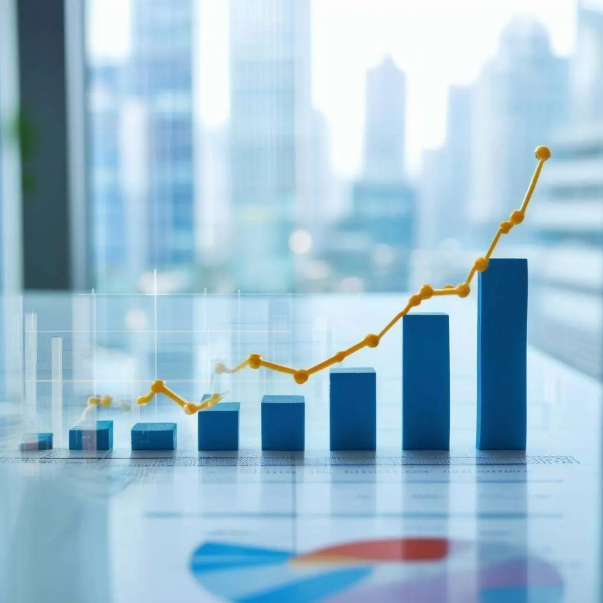 A graph showing business growth-1