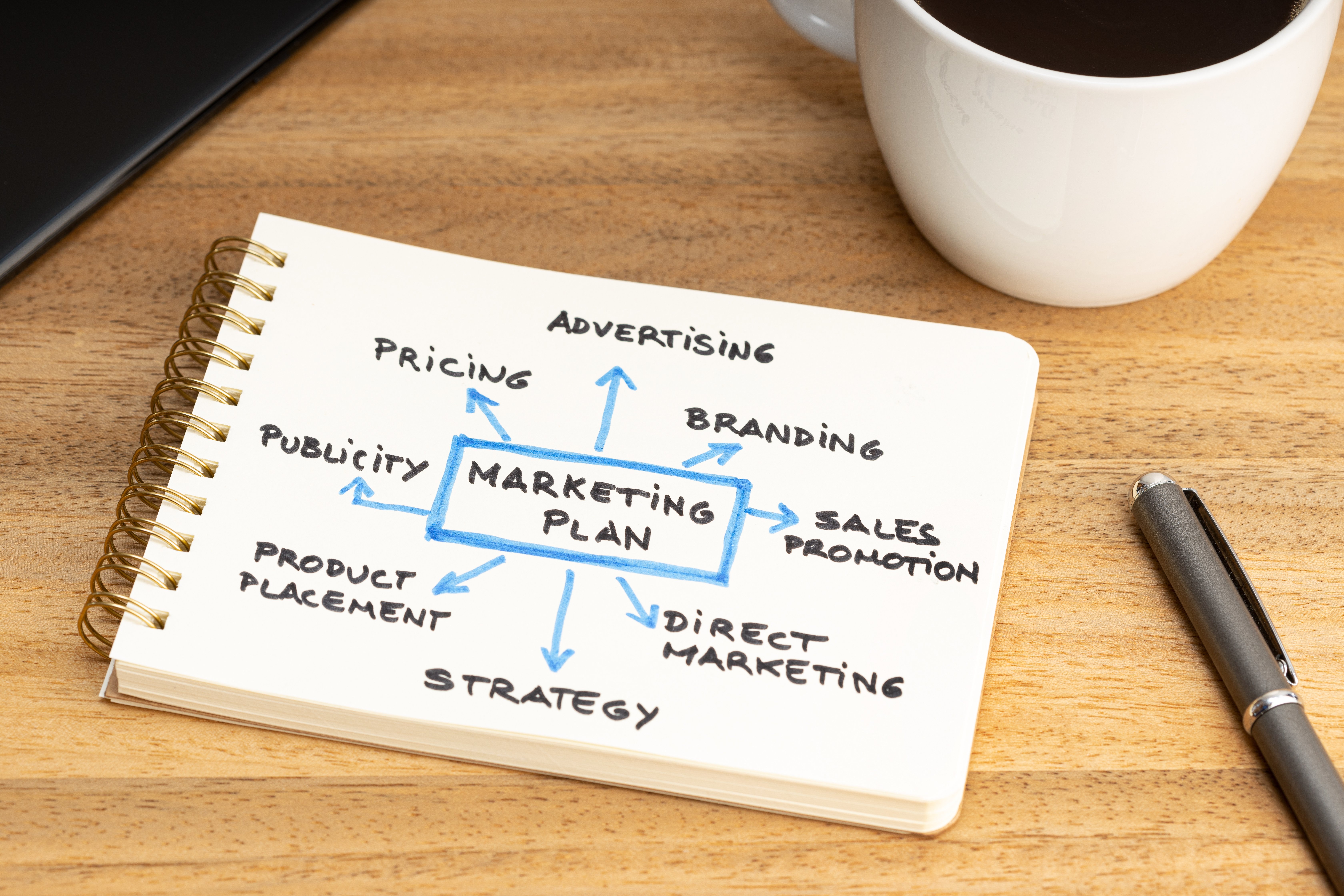 marketing-plan-graph-on-notepad-2023-11-27-05-27-35-utc